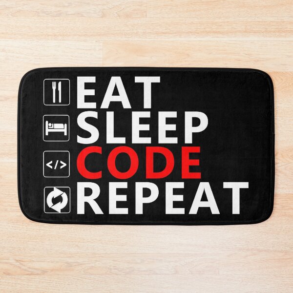 Item preview, Eat Sleep Code Repeat designed and sold by equiliser.