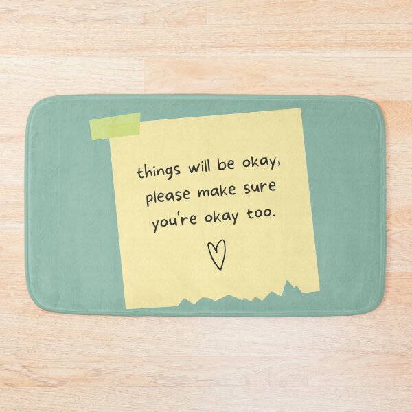 Item preview, Take care of yourself | Things will be okay | Note to self designed and sold by nashiblossomart.