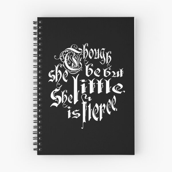 Item preview, Though she be but little, she is fierce - Shakespeare designed and sold by BaronessDesign.