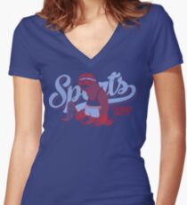 Sports? Women's Fitted V-Neck T-Shirt