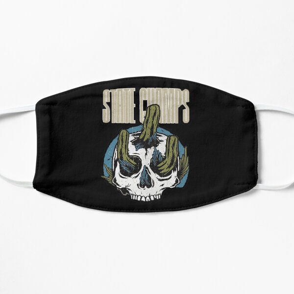 cactus from inside skull Flat Mask