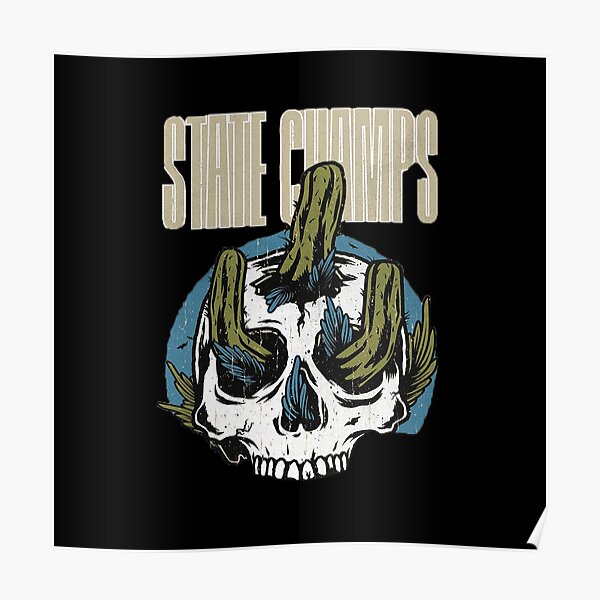 cactus from inside skull Poster