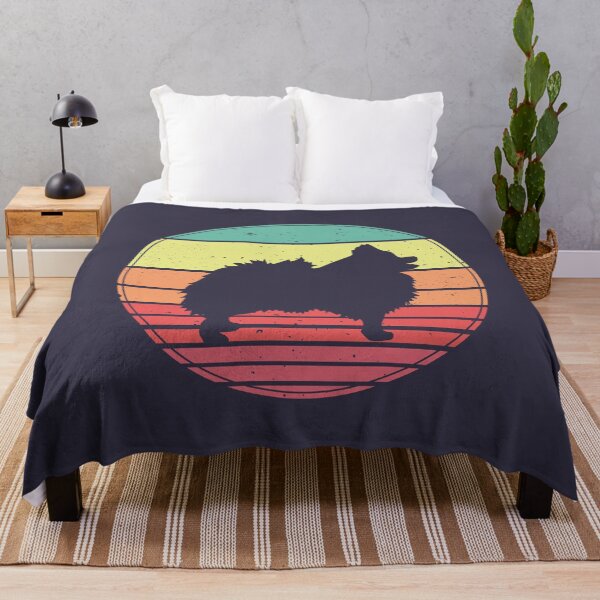 Item preview, Pomeranian Vintage Retro Sunset designed and sold by faudeltn.
