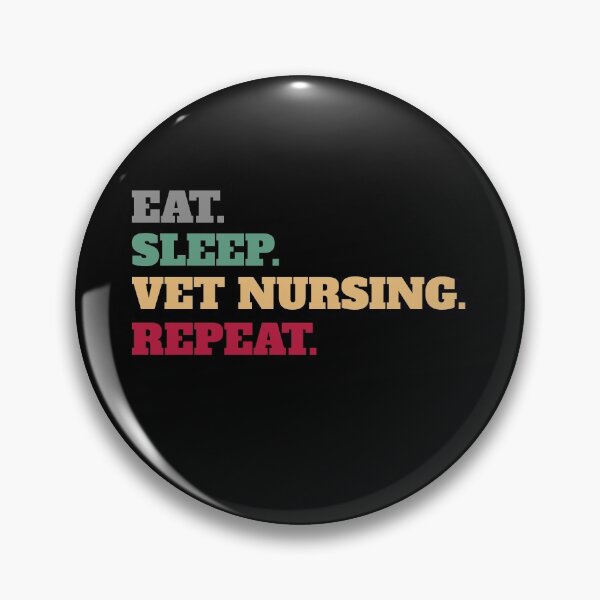 Item preview, Funny Eat Sleepp Vet Nursing Repeat designed and sold by Salvadax.