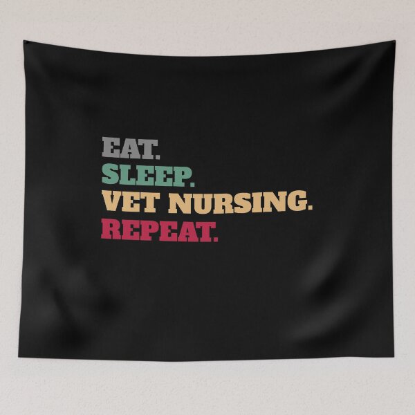 Item preview, Funny Eat Sleepp Vet Nursing Repeat designed and sold by Salvadax.