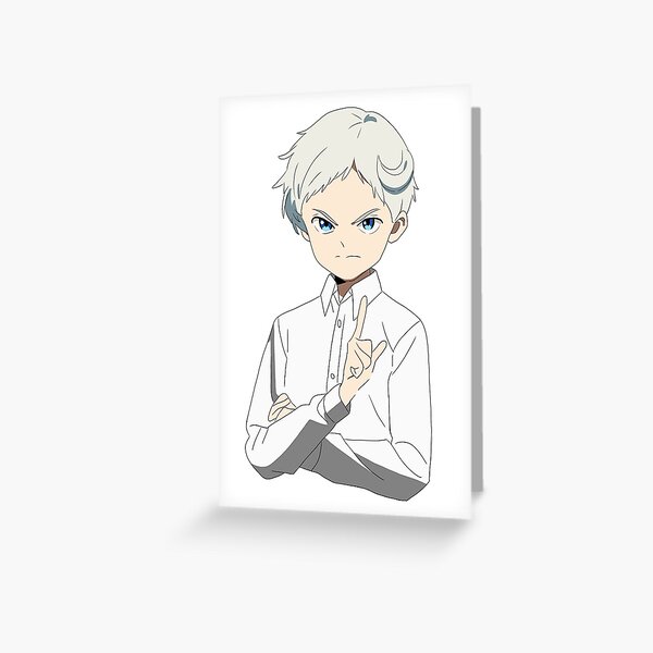 Norman The Promised Neverland Circle Anime Greeting Card for Sale by  kino-san