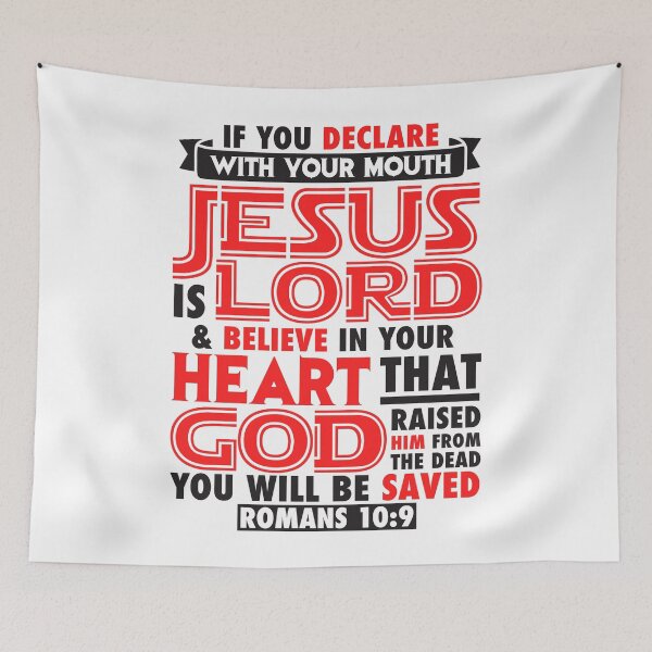 Item preview, Romans 10:9 Jesus is Lord designed and sold by plushism.
