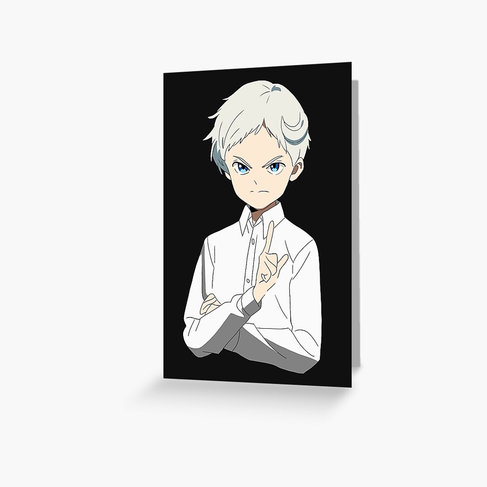 Norman (The Promised Neverland) - White Background | Greeting Card