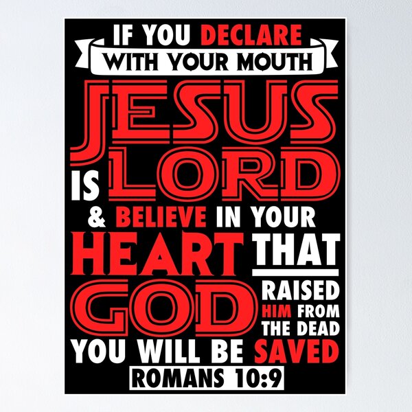 Item preview, Romans 10:9 Jesus Is Lord designed and sold by plushism.