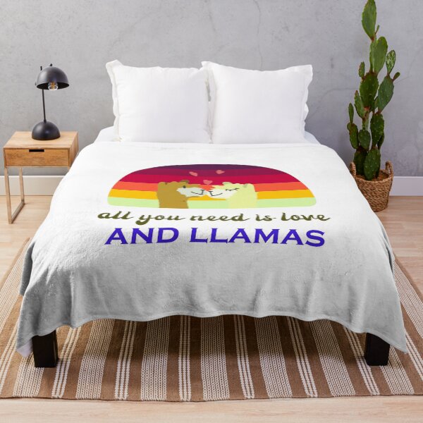 Artikelvorschau, Alles was du brauchst ist Liebe und Lamas entworfen und verkauft von GalaxyStoreDZ.