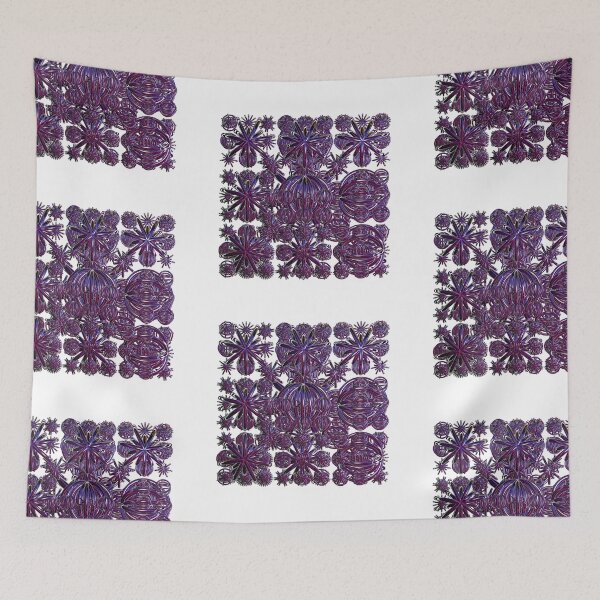 Item preview, Deep Purple Impossible Noughts and Crosses  designed and sold by BoundedChaos.