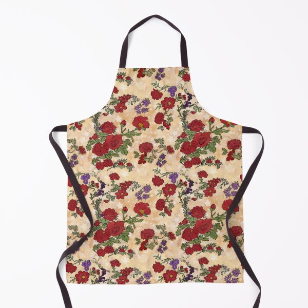 Item preview, Red Cottage Rose on Yellow Gold  designed and sold by Kristi Duggins.