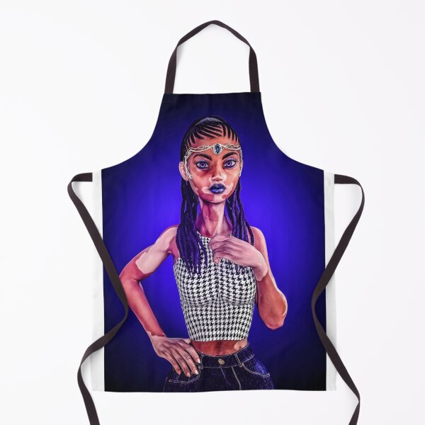 Item preview, Beautifu toon black woman with vitiligo designed and sold by joetred.