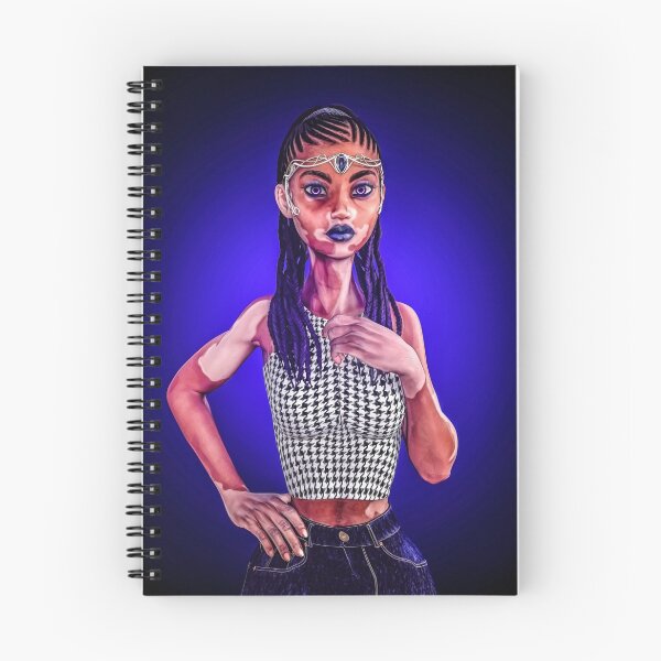 Item preview, Beautifu toon black woman with vitiligo designed and sold by joetred.