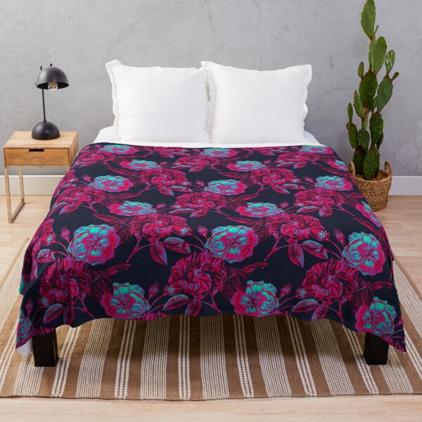 Item preview, Vintage dark flower pattern designed and sold by illlustreation.