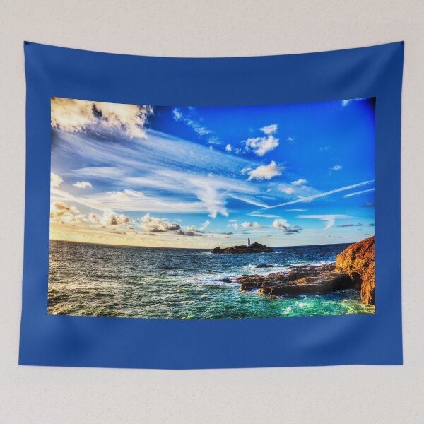 Item preview, Godrevy Lighthouse Stunning Sky designed and sold by Paul Thompson Photography.