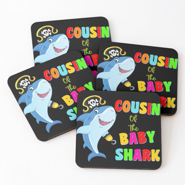 Item preview, Birthday Cousin Shark - Cousin Of The Baby Shark" - Retro Vintage cousin Shark designed and sold by Designs-DA.