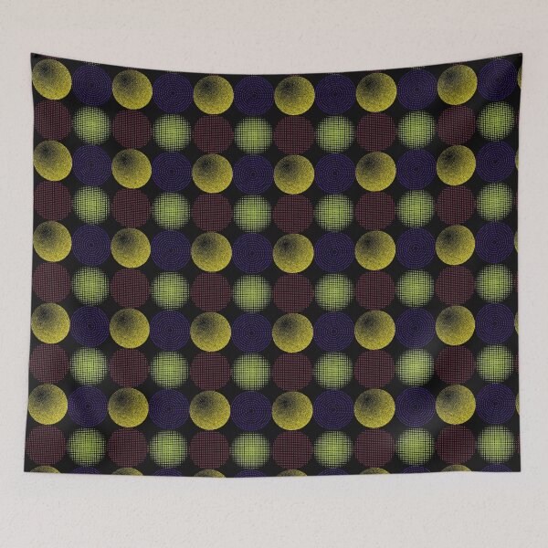 Item preview, Dotted round pattern designed and sold by Pixelcraftsmith.