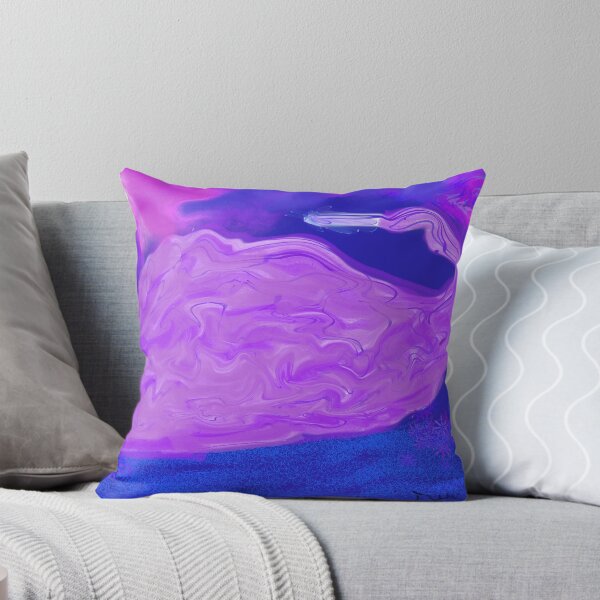 Item preview, Pink swan in blue field designed and sold by headtrackerart.