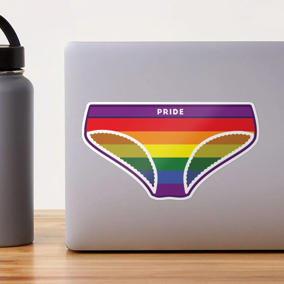 Pride Panties Underwear Sticker for Sale by hixonhouse