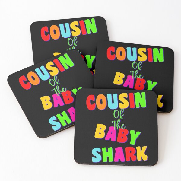 Item preview, Retro Vintage cousin Shark - Cousin Of The Baby Shark" - Birthday Cousin Shark designed and sold by Designs-DA.