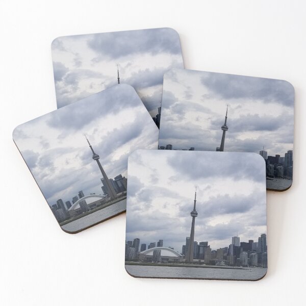 Item preview, CN Tower over Lake Ontario and downtown Toronto Ontario Canada designed and sold by StrongJourneys.