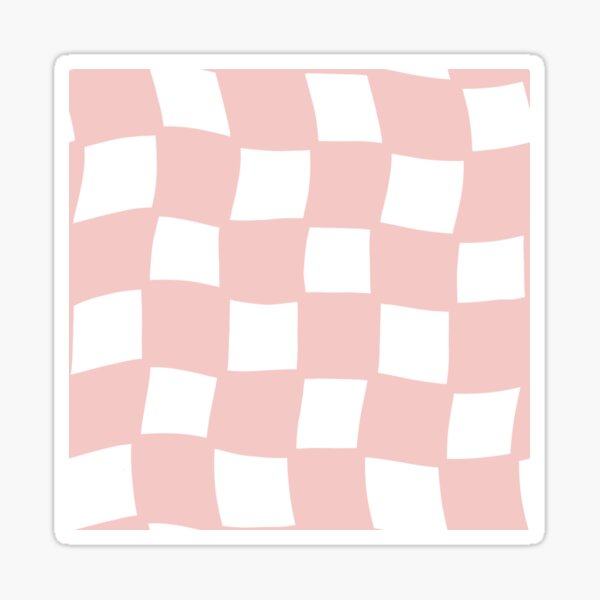 Item preview, Abstract Checker Board - pastel blush pink designed and sold by JuneNostalgia.