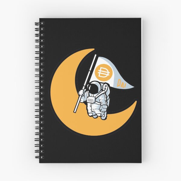 Item preview, Dai to the Moon - this is a great gift for every cryptocurrency investor designed and sold by hyggekrog.