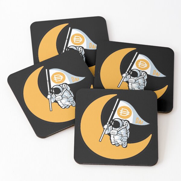 Item preview, Dai to the Moon - this is a great gift for every cryptocurrency investor designed and sold by hyggekrog.