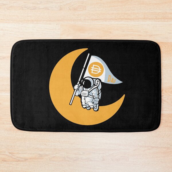 Item preview, Dai to the Moon - this is a great gift for every cryptocurrency investor designed and sold by hyggekrog.