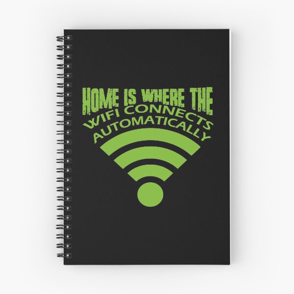 Artikelvorschau, Zuhause ist, wo das WiFi automatisch verbindet entworfen und verkauft von design880.