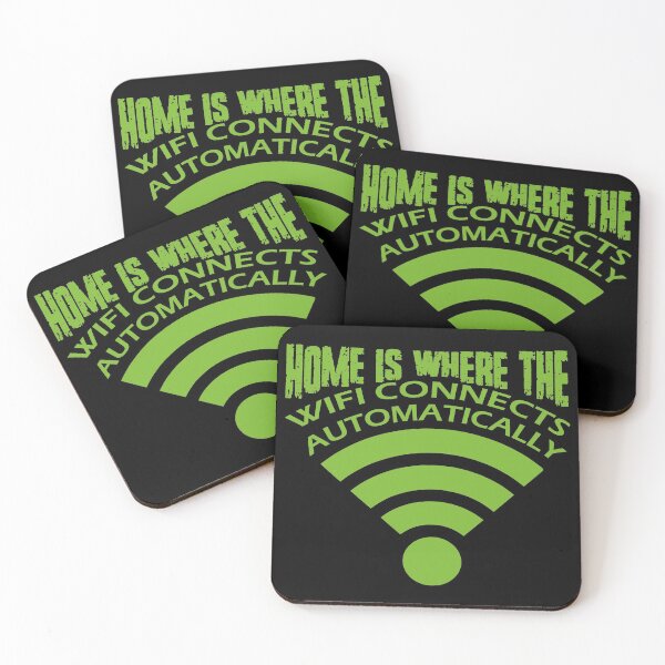 Item preview, Home is where the WiFi connects automatically designed and sold by design880.