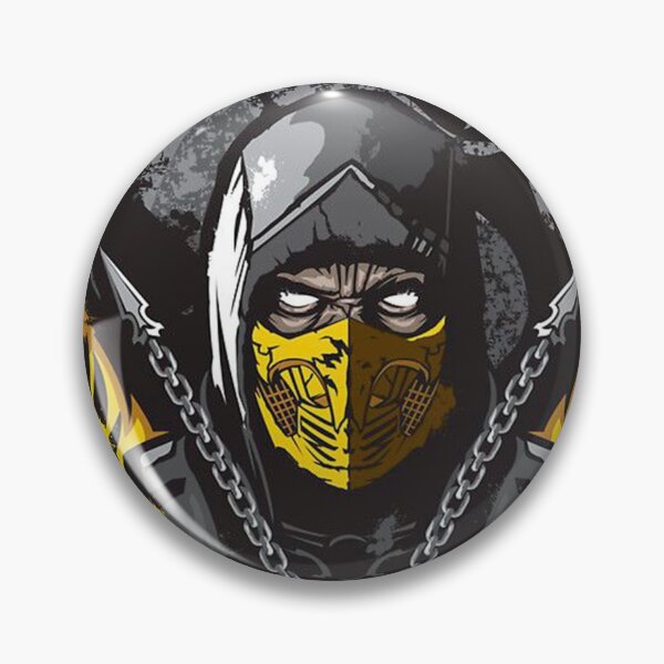 Artikelvorschau, Mortal Kombat Scorpion Weiße Augen entworfen und verkauft von Shinobi23.