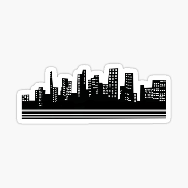 City Lights Sticker