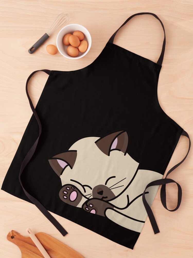 Tablier Chat Himalayen Siamois Dormir Par Missnisa Redbubble