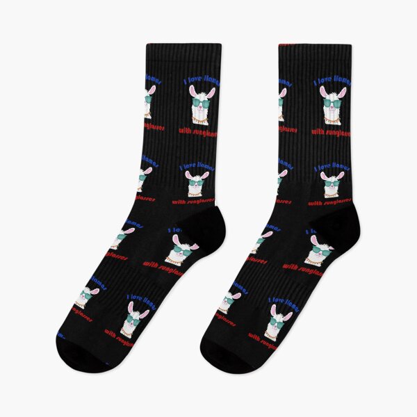 Item preview, i love llamas with sunglasses designed and sold by GalaxyStoreDZ.