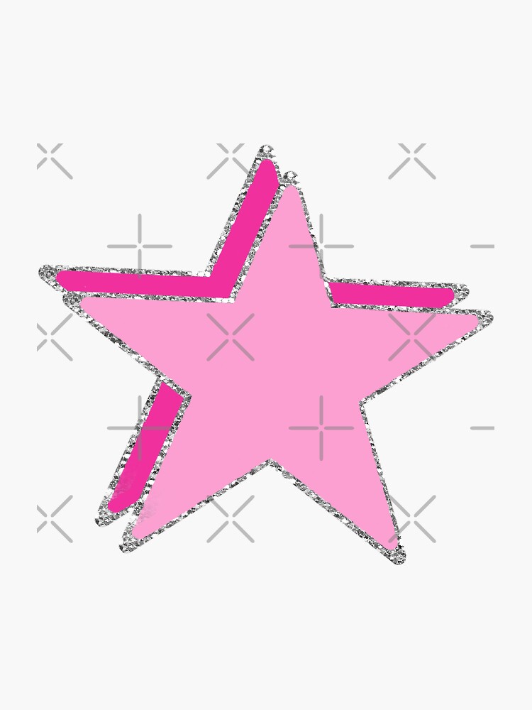 Pink Stars Sticker for Sale by sydneyw31