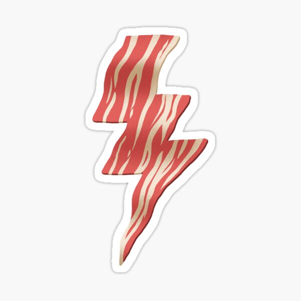 powered by bacon Sticker