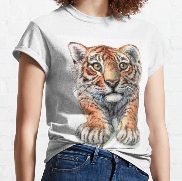 Baby Tiger Animal T Shirts Redbubble - tigertiger cub roblox