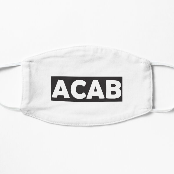 ACAB all cops are bastards fitted Flat Mask