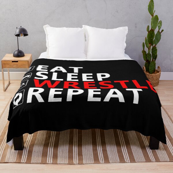 Item preview, Eat Sleep Wrestle Repeat designed and sold by equiliser.