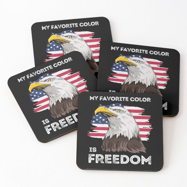 Item preview, Patriotic Eagle American Flag My Favorite Color Is Freedom designed and sold by ZavageDesigns.