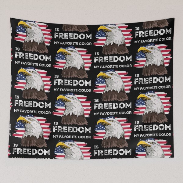 Item preview, Patriotic Eagle American Flag My Favorite Color Is Freedom designed and sold by ZavageDesigns.