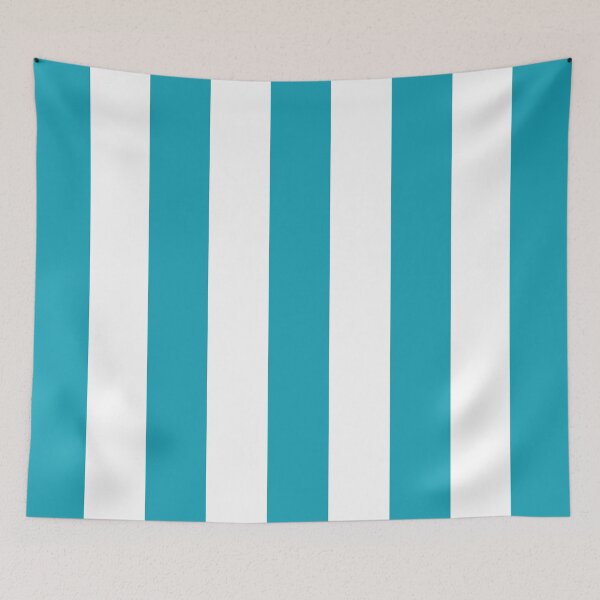 Item preview, Turquoise and white deco pattern designed and sold by Brontorino.
