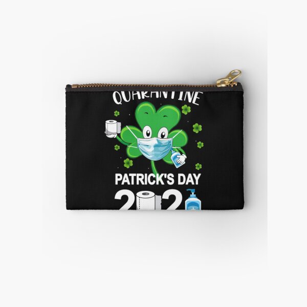 Item preview, Patrick Day Quarantine 2021 Mask Shamrock Tshirt designed and sold by Clavitaps.