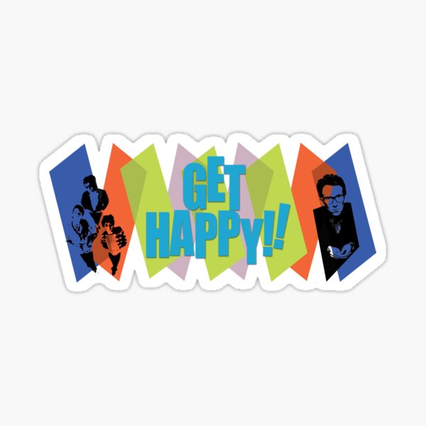 Get Happy Sticker