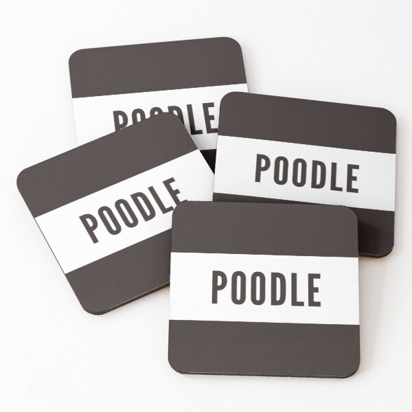 Item preview, Poodle - light logo designed and sold by alternative-.