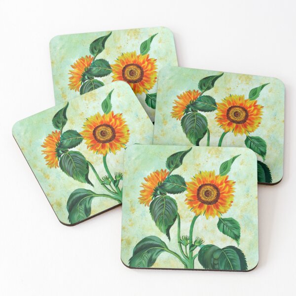 Item preview, Vintage Sunflowers Botanical Art designed and sold by taiche.