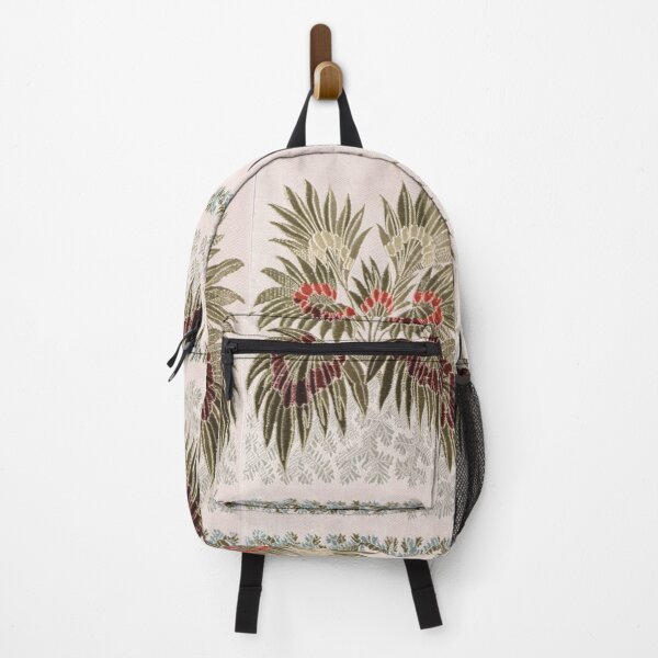 Item preview, Ancient French Tapestry Weave art Red palm garden flower designed and sold by Midwest-Goods.