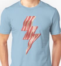 powered by bacon Unisex T-Shirt